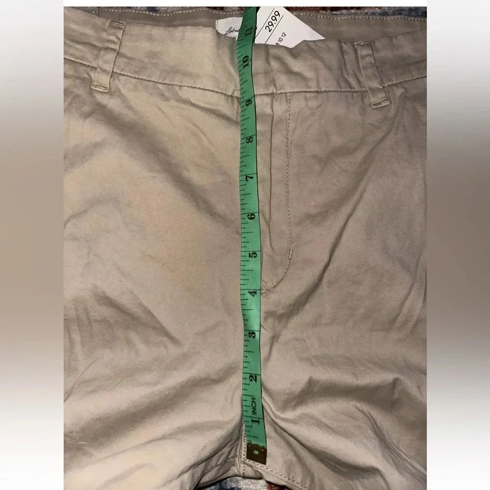 NWT H&M LOGG Label of Graded Goods Beige Khaki Pants Slim Fit Size 6 - Picture 8 of 9